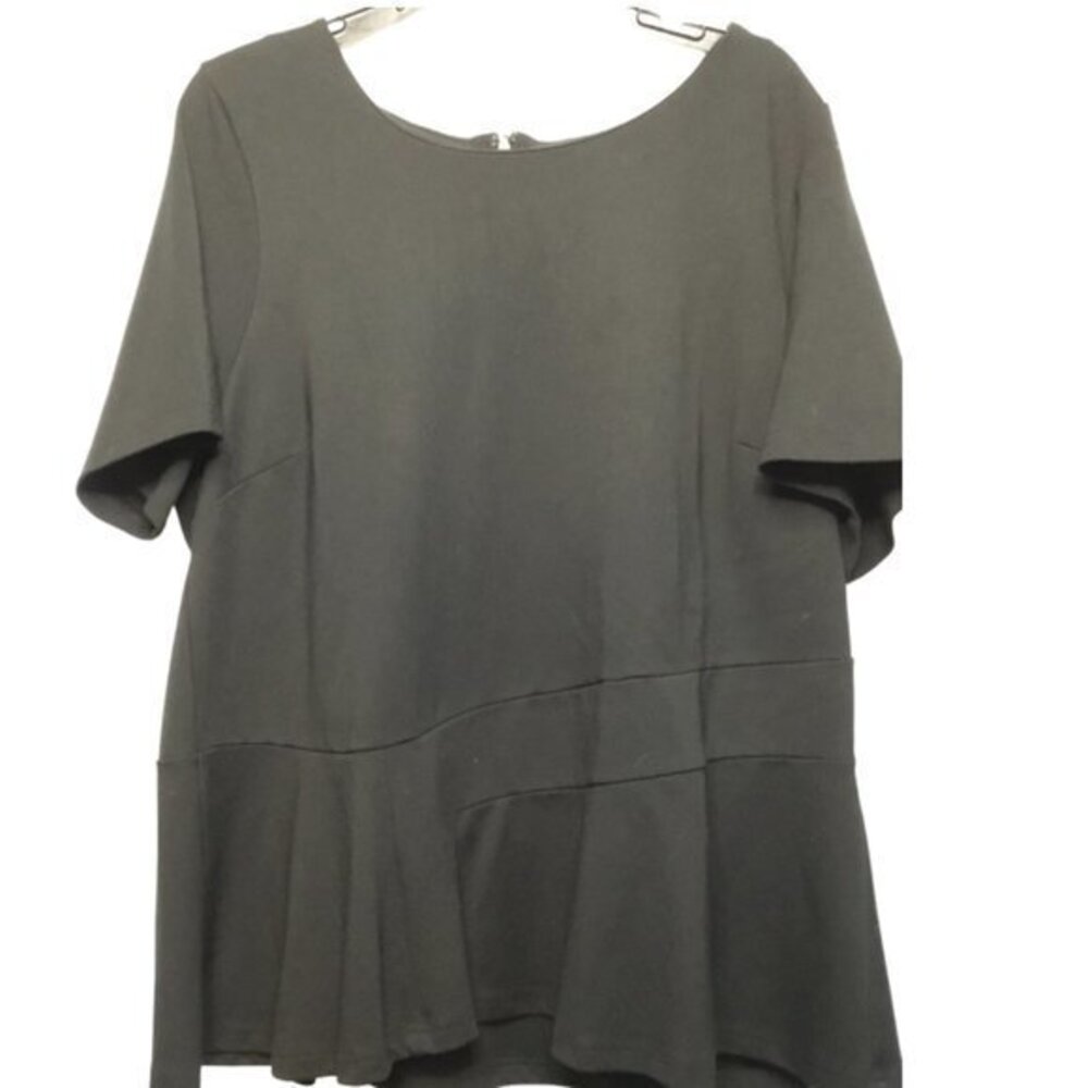 Eloquii Assymetrical Peplum Top